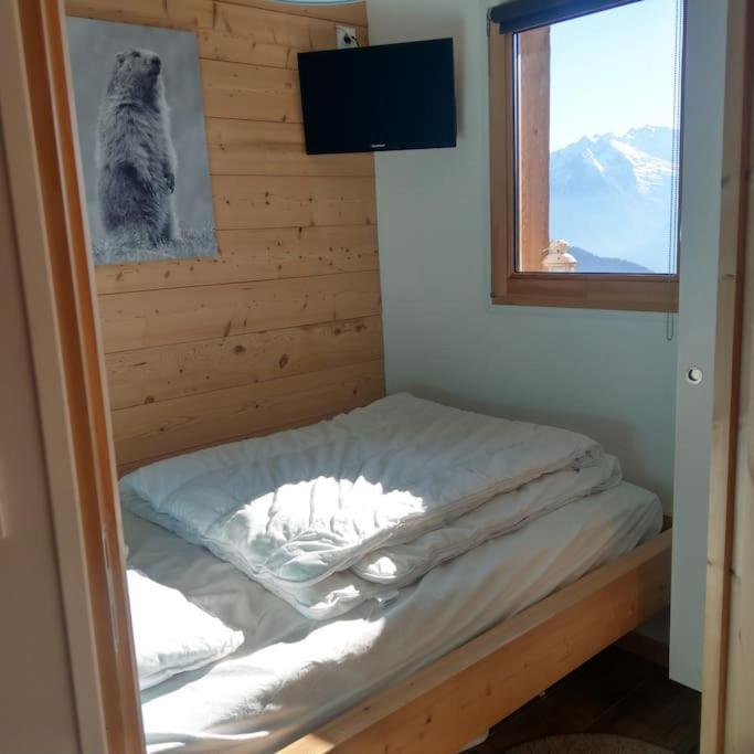 Appartement Entierement Renove, Vue Exceptionnelle Huez المظهر الخارجي الصورة