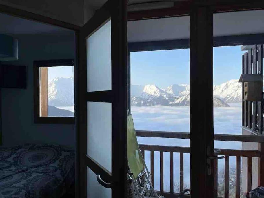 Appartement Entierement Renove, Vue Exceptionnelle Huez المظهر الخارجي الصورة